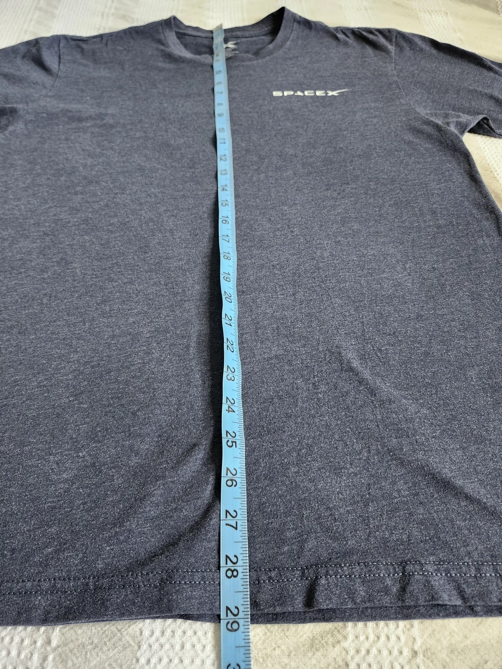 Official SpaceX NASA Crew Dragon In-Flight Abort Tee Large Blue
